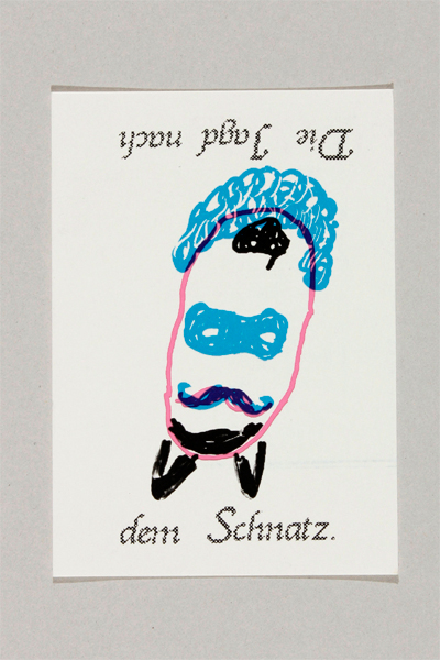 Peter Muster - Anna Albisetti & Franziska Burkhardt - Flyer, A7, Laserprint