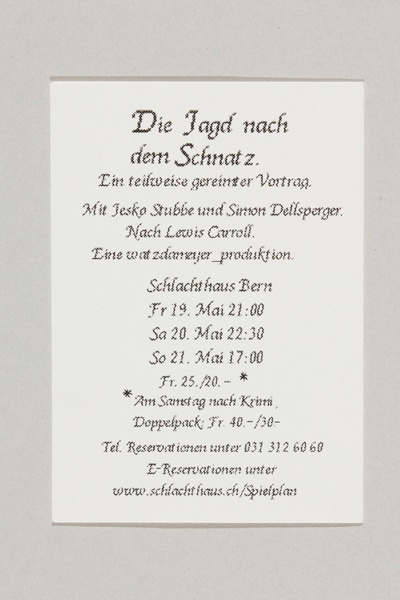 Peter Muster - Anna Albisetti & Franziska Burkhardt - 