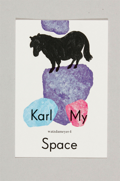 Peter Muster - Anna Albisetti & Franziska Burkhardt - Flyer, A7, Laserprint