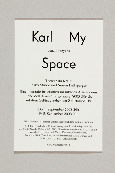 Peter Muster - Anna Albisetti & Franziska Burkhardt - 