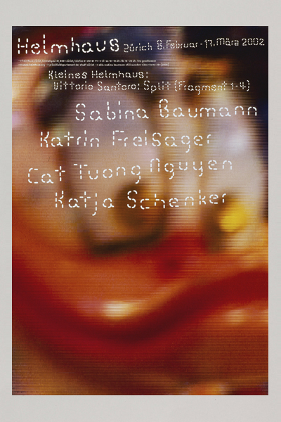 Peter Muster - Anna Albisetti & Franziska Burkhardt - Plakat B4, Siebdruck