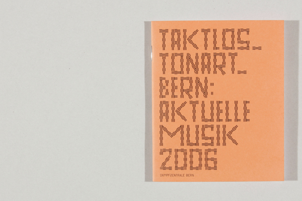 Peter Muster - Anna Albisetti & Franziska Burkhardt - Taktlos 06, Programmheft