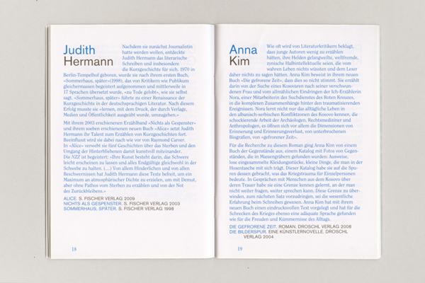 Peter Muster - Anna Albisetti & Franziska Burkhardt - Programmheft