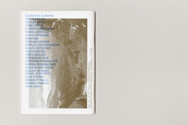 Peter Muster - Anna Albisetti & Franziska Burkhardt - Programmheft