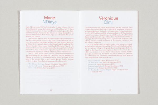 Peter Muster - Anna Albisetti & Franziska Burkhardt - Programmheft