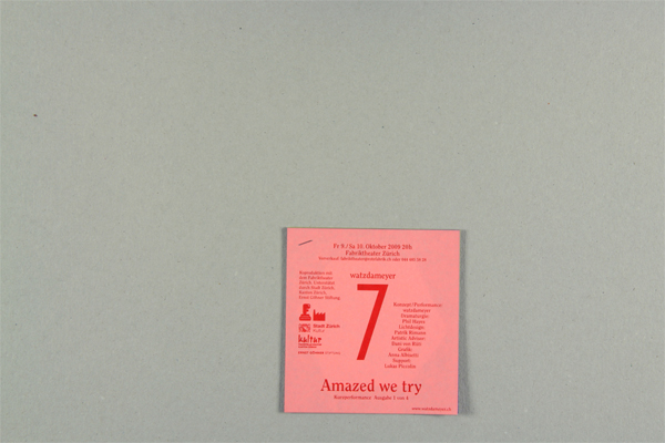 Peter Muster - Anna Albisetti & Franziska Burkhardt - Flyer 1